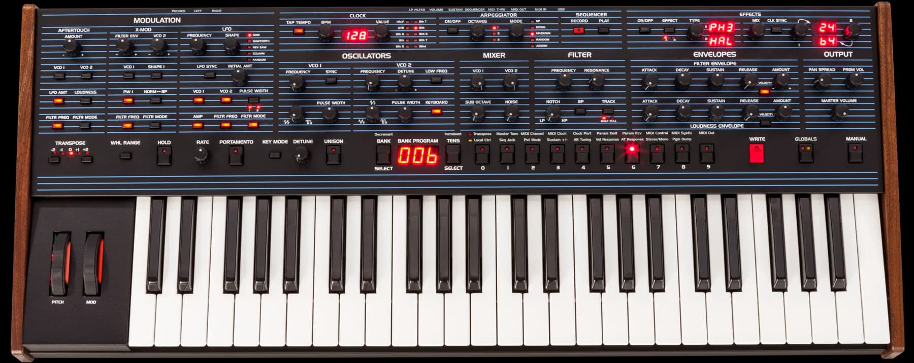 Oberheim OB-6 synthesizer