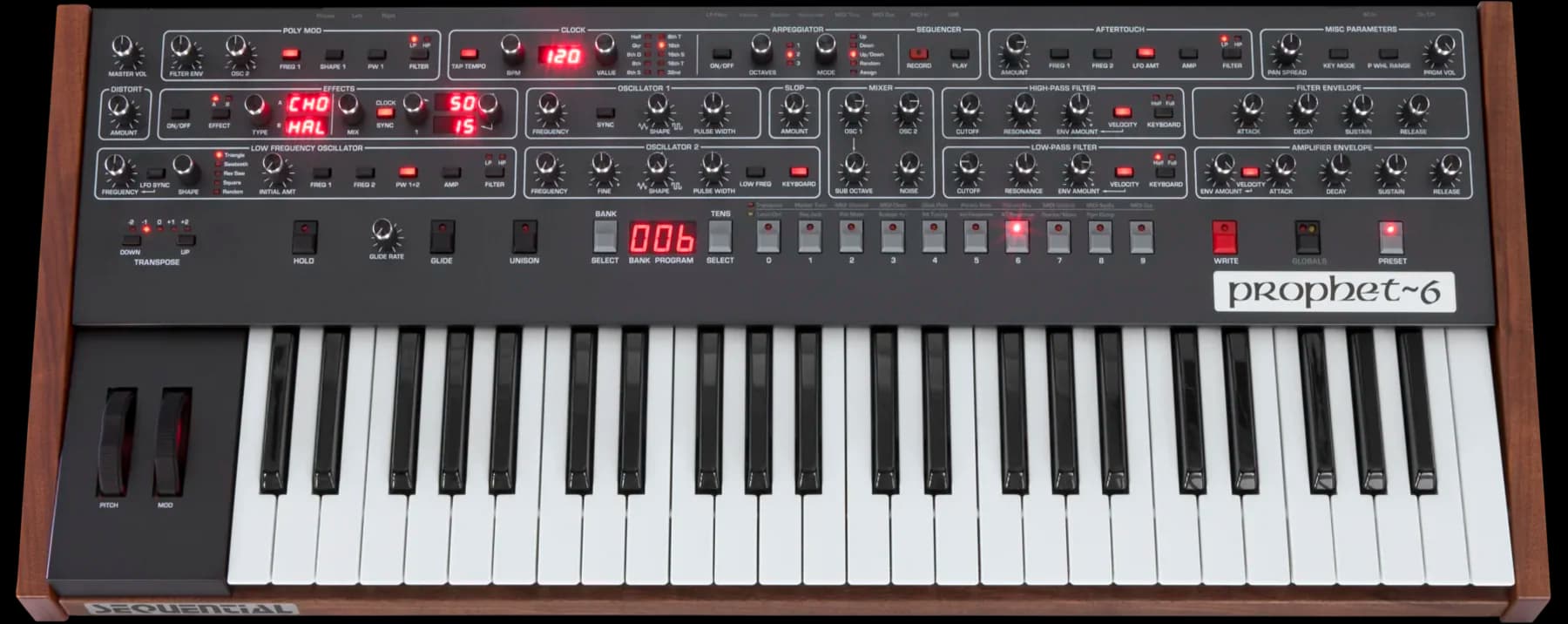 Sequential Prophet-6 synthesizer
